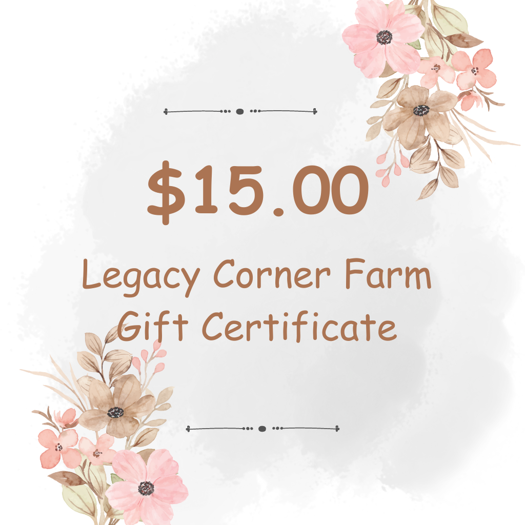 $15 Gift Certificate