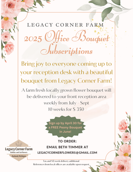 2025 Office Bouquet Subscription Service